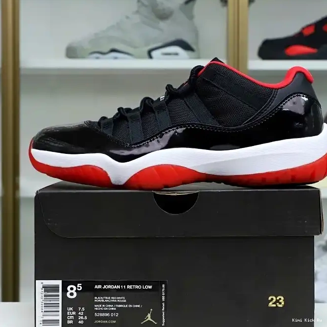 Kimikick BRED RETRO AIR JORDAN 11 LOW 0730